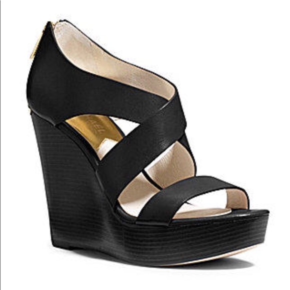michael kors elena wedge
